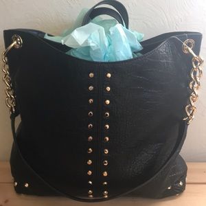 Large Black and gold Michael Kors bag